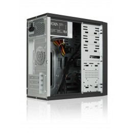 Корпус с блоком питания 450Вт./ Case Forza mATX case, black, w/PSU 450W 12cm, w/2xUSB2.0, w/2xUSB3.0, w/1xType-C (USB2.0), w/pwr cord, w/o FAN
