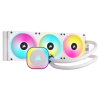 Система жидкостного охлаждения/ Water Cooling System Corsair iCUE LINK H150i RGB (360mm, White, RGB/ Fans: 3x120mm, 63.1CFM, 37dBA, 2400RPM/Rad thickness 27mm/ S: 1851, 1700, 1200, 115X, AM5, AM4) Corsair