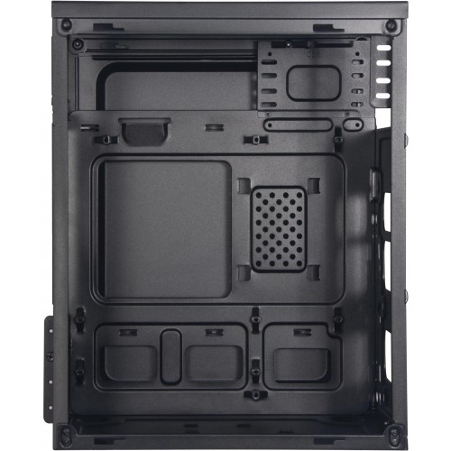 Корпус KingPrice KPCC-MN209 черный mATX с вентиляцией 1x80mm и 2x120mm, 2xUSB2.0 и аудио