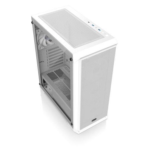 Корпус без блока питания/ Case Raijintek ARCADIA 41-MS4, Midi-Tower, TG, 1x120mm + 3x120mm ARGB, 2xUSB-A 3.0 + 1xUSB-C, ATX, mATX, mITX White RAIJINTEK CO LTD