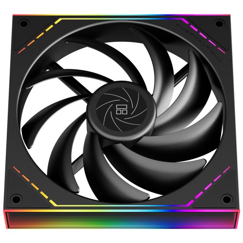 Кулер для корпуса/ Case Cooler Thermalright TL-M14 (140x144x25mm, 4-pin PWM, ARGB, 88.75CFM, 23.7dBA, 1500RPM, Black)