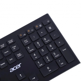 Клавиатура/ Клавиатура беспроводная Acer OKR010 Wireless 2.4G slim Multimedia black