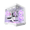 Корпус PCCooler C3T500 ARGB WH - Midi-Tower с 6x120mm ARGB, USB-C 3.1 и поддержкой ATX/mATX/mITX