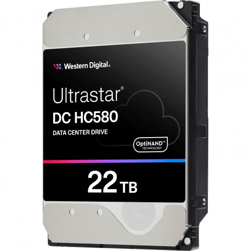 Жесткий диск/ HDD WD SATA Server 22Tb Ultrastar DC HC580 7200 6Gb/s 512MB 1 year warranty (replacement MG10AFA22TE, MG10ACA20TE, WUH722020CLE604, WUH722020BLE604, WUH722020BLE6L4)