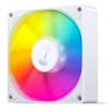 Кулер для корпуса/ Case Cooler JONSBO SL-925W (92x92x25mm, 4-pin PWM, ARGB, 38.2CFM, 33.8dBA, 2200RPM, White) JONSBO