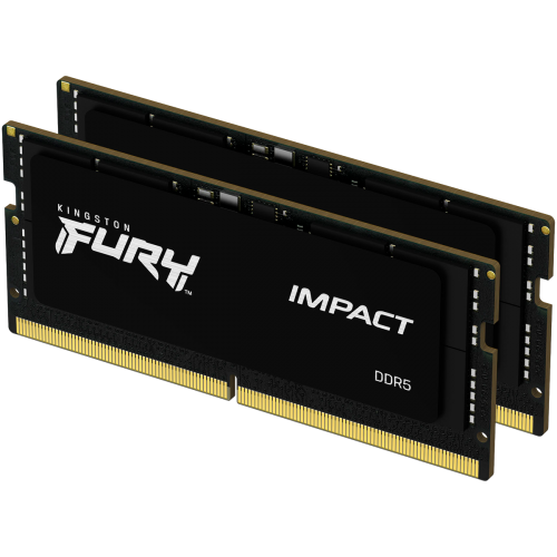 Память оперативная/ Kingston 32GB 6000MT/s DDR5 CL38 SODIMM (Kit of 2) FURY Impact XMP Kingston
