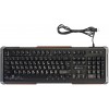Клавиатура Оклик 717G BLACK DEATH: USB мультимедийная игровая клавиатура с LED подсветкой (черный/оранжевый, 1.5м)
