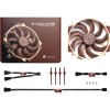 Кулер для корпуса/ Case Cooler Noctua NF-A14x25r G2 PWM (140x140x25mm, 4-pin PWM, 91.58CFM, 24.8dBA, 1500RPM, Beige/Brown)