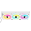 Система жидкостного охлаждения/ Water Cooling System Corsair iCUE LINK H150i RGB (360mm, White, RGB/ Fans: 3x120mm, 63.1CFM, 37dBA, 2400RPM/Rad thickness 27mm/ S: 1851, 1700, 1200, 115X, AM5, AM4) Corsair