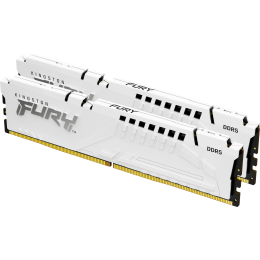 Память оперативная/ Kingston 32GB 5200MT/s DDR5 CL40 DIMM (Kit of 2) FURY Beast White XMP