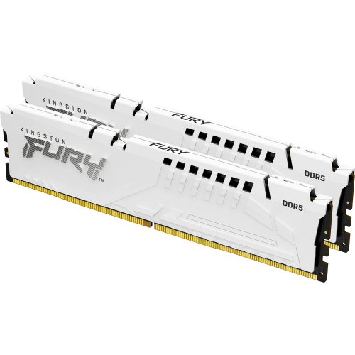 Память оперативная/ Kingston 32GB 5200MT/s DDR5 CL40 DIMM (Kit of 2) FURY Beast White XMP Kingston