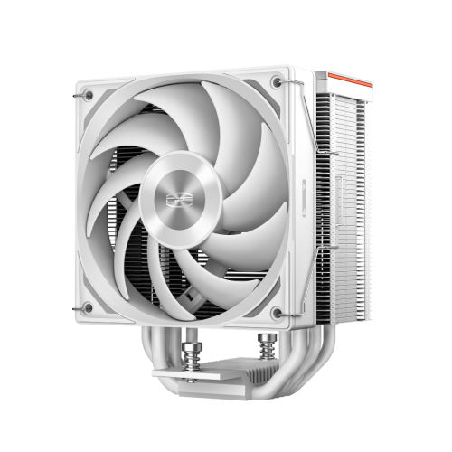 Кулер для процессора/ CPU Cooler PCCooler RZ500 WH (250W, 4-pin PWM, 155mm, Al/Cu, 5x6mm, 1x120mm, 86.73CFM, 32dBA, 2200RPM, S: 1851/1700/1200/115X, AM5/AM4, white) PcCooler