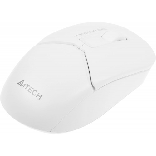 Мышь A4Tech Fstyler FB12 белая оптическая беспроводная 1200dpi с Bluetooth и USB - идеальный выбор для комфортной работы