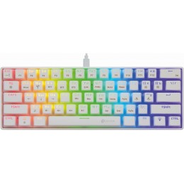 Клавиатура Оклик K763W механическая белый USB беспроводная BT/Radio Multimedia for gamer LED (1920562) кабель 1.5м