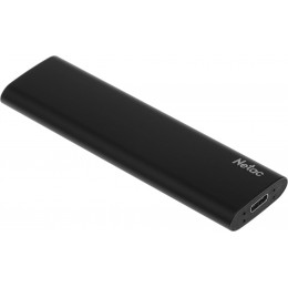 Накопитель SSD Netac USB-C 128Gb NT01ZSLIM-128G-32BK Z Slim 1.8" черный