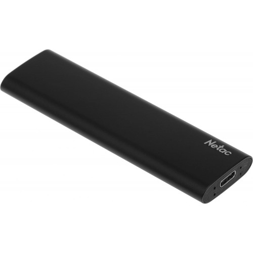 Накопитель SSD Netac USB-C 128Gb NT01ZSLIM-128G-32BK Z Slim 1.8" черный