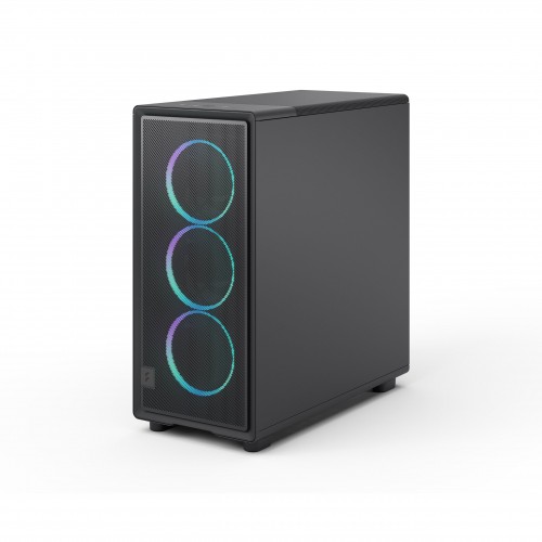 Корпус ПК без блока питания/ Case Fractal Design Epoch TG RGB Light Tint, Midi-Tower, 3x120mm ARGB, 2xUSB-A 3.2 + 1xUSB 3.2 Type-C ATX, mATX, mITX, Black Fractal Design