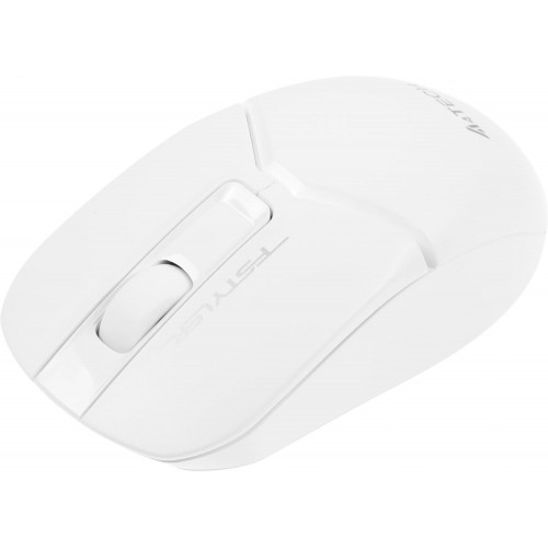Мышь A4Tech Fstyler FB12 белая оптическая беспроводная 1200dpi с Bluetooth и USB - идеальный выбор для комфортной работы