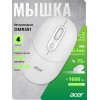 Купить беспроводную оптическую мышь Acer OMR301 белого цвета с 1600dpi и 4 кнопками (BT/Radio USB)
