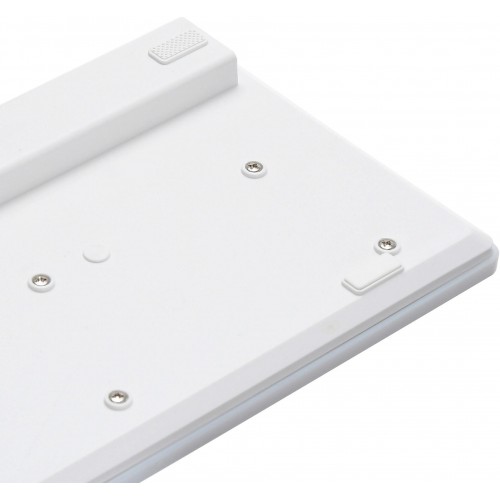 Клавиатура Оклик 550ML белая USB Slim с мультимедийными клавишами и LED-подсветкой, кабель 1.5м