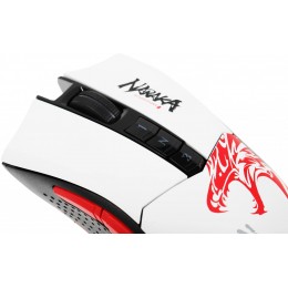 Мышь A4Tech Bloody R90 Plus Naraka белый/рисунок оптическая 5000dpi беспров. USB 7but
