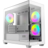 Корпус ПК Ocypus Gamma C52 WH ARGB Mini-Tower с 3x120mm ARGB, USB 3.0 и 2xUSB 2.0 для mATX и mITX в белом цвете