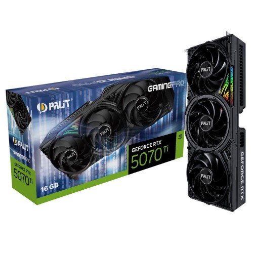 Купить видеокарту Palit RTX 5070 Ti 16Gb GDDR7 - Высокая производительность для геймеров