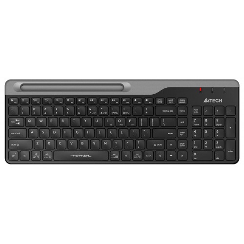 Клавиатура A4Tech FBK25: Беспроводная USB Slim Multimedia в Черном и Сером Цветах