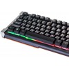 Клавиатура Оклик 717G BLACK DEATH: USB мультимедийная игровая клавиатура с LED подсветкой (черный/оранжевый, 1.5м)