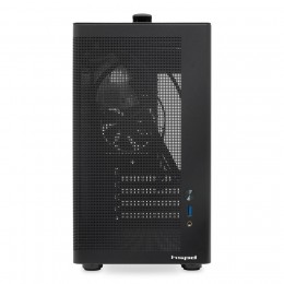 Корпус без блока питания/ Case HSPD M210, Mesh Mid Tower, Black, 0.7 SPCC, 1x90mm mATX, mITX 140/280/150mm 1x2.5", 1x3.5", 4xPCI 1xUSB-A 3.0 302x168x350mm