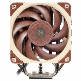 Кулер для процессора/ CPU Cooler Noctua NH-U12A (169W, 4-pin PWM, 158mm, Al/Cu, 7x6mm, 2x120x120x25mm, 60CFM, 22.6dBA, 2000RPM, S: 1851/1700/1200/115X, AM5/AM4, Beige/Brown)