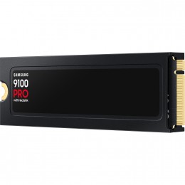 Твердотельный накопитель/ Samsung SSD 9100 PRO, 4000GB, M.2(22x80mm), NVMe 2.0, PCIe 5.0 x4, V-NAND TLC, R/W 14800/13400MB/s, IOPs 2 200 000/2 600 000, TBW 2400, DWPD 0.3, with Heatsink (12 мес.)
