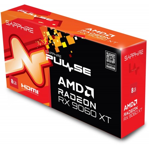 Купить видеокарту Sapphire PULSE AMD Radeon RX 9060 XT Gaming OC 8GB – Высокая производительность и поддержка PCI-E 5.0