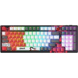 Клавиатура A4Tech WS98 Pixels механическая темно-серый/белый USB беспроводная BT/Radio for gamer LED (WS98)