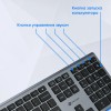 Клавиатура Оклик 890S USB Slim Multimedia серый/черный, 1.6м кабель – идеальный выбор для комфортной работы и игр