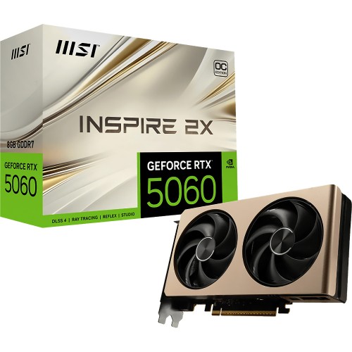 Купить GeForce RTX 5060 8G INSPIRE 2X OC – мощная видеокарта для игр и графики