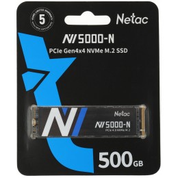 Твердотельный накопитель Netac PCIe 4.0 x4 500GB NT01NV5000N-500-E4X NV5000-N M.2 2280 [NT01NV5000N-500-E4X]