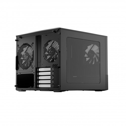 Корпус ПК Fractal Design Node 804 Mini-Tower: Стильный и функциональный чёрный Case для mATX и mITX с 3 вентиляторами и USB-A 3.2