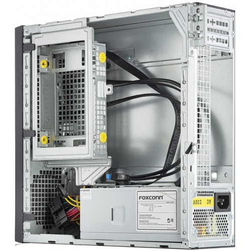 Корпус с блоком питания 250Вт./ Case Foxline mITX 250W TFX, 2xUSB3.0, Black/Black Trim, powercord Foxline