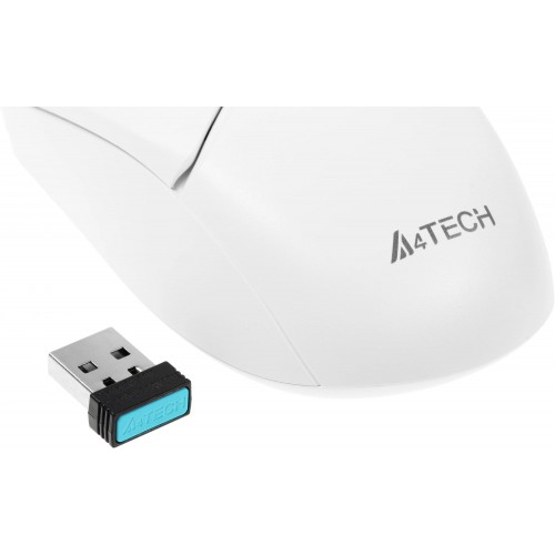 Мышь A4Tech Fstyler FB12 белая оптическая беспроводная 1200dpi с Bluetooth и USB - идеальный выбор для комфортной работы