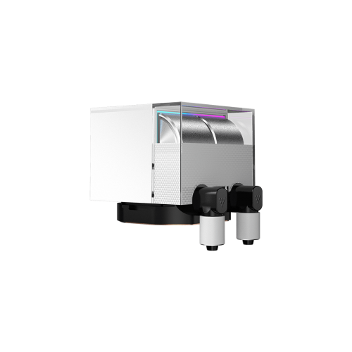 Система охлаждения/ Water Cooling System PCCooler DS360 Display WH (310W, 360mm, LED, White, ARGB Pump/ Fans: 3x120mm, 90.56CFM, 39.8dBA, 2500RPM/ Pump height 65mm, 15dBA, 2600RPM, Rad thickness 27mm/ S: 1851, 1700, 1200, 115X, AM5, AM4) PcCooler