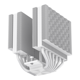 Кулер для процессора/ CPU Cooler PCCooler RT720 TC ARGB WH (270W, 4-pin PWM, 157.5mm, Al/Cu, 7x6mm, ARGB, 2x120mm, 73.32CFM, 34.9dBA, 2200RPM, S: 1851/1700/1200/115X, AM5/AM4, white)
