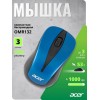 Мышь Acer OMR132 синий/черный оптическая 1000dpi беспров. USB для ноутбука 3but (ZL.MCEEE.01F)