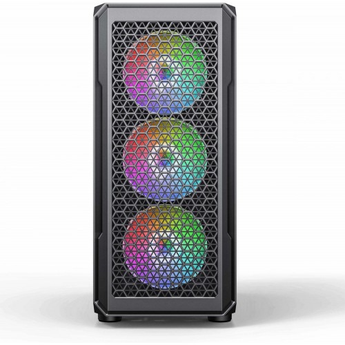 Корпус Accord 3338 черный ATX 1xUSB2.0 1xUSB3.0 audio bott PSU  Accord