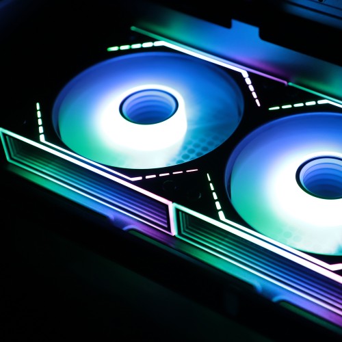 Кулер для корпуса/ Case Cooler Thermalright TL-M12R-S Reverse (124x120x25mm, 4-pin PWM, ARGB, 34.43CFM, 23.2dBA, 1500RPM, Black) Thermalright