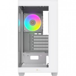 Корпус ПК без блока питания/ Case Ocypus Gamma C52 WH ARGB, Mini-Tower, TG, 3x120mm ARGB, 1xUSB-A 3.0 + 2xUSB 2.0, mATX, mITX White