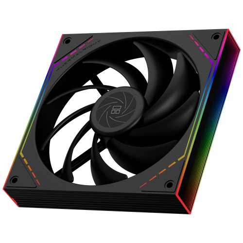 Кулер для корпуса/ Case Cooler Thermalright TL-M14 (140x144x25mm, 4-pin PWM, ARGB, 88.75CFM, 23.7dBA, 1500RPM, Black)