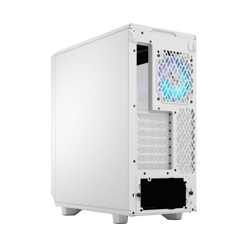 Корпус ПК без блока питания/ Case Fractal Design Meshify 2 Compact RGB TG Light Tint, Midi-Tower, 4x120mm RGB, 2xUSB-A 3.2 + 1xUSB 3.2 Type-C ATX, mATX, mITX White Fractal Design