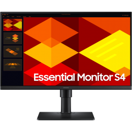 Монитор Samsung 24" Essential S4 S24D400GAIXCI черный IPS LED 16:9 HDMI матовая HAS Piv 1000:1 250cd 178гр/178гр 1920x1080 100Hz DP FHD USB 3.5кг