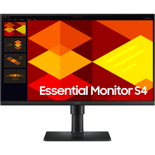 Купить монитор Samsung 24 Essential S4 S24D400GAIXCI с IPS LED, 100Hz, FHD 1920x1080, HDMI и HAS - черный